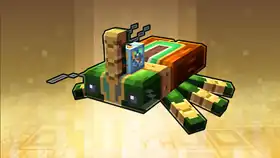 Royal Green Beetle Screenshot MCL.png: Infobox image for Royal Green Beetle the legends skin in Minecraft