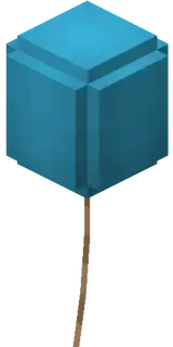 Light Blue Balloon.png: Infobox image for Balloon the item entity in Minecraft