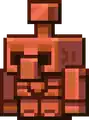 The copper golem shown at Minecraft Live 2021.