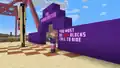 Two endermen in a trench coat.
