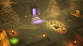 MCD Desert Temple Sub-mission (Start 2).png: Infobox image for Desert Temple Sub-mission the dungeons mission in Minecraft