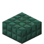 Dark Prismarine Slab.png: Infobox image for Dark Prismarine Slab the block in Minecraft