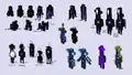 Various concepts of the warden before sculk's appearance was fully-decided on. Two concepts resemble a wither.