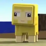 Golden Sheep.jpg: Infobox image for Sheep (Mini-Series) the character in Minecraft