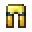 Invicon Lapis Trim Golden Leggings.png: Inventory sprite for Lapis Trim Golden Leggings in Minecraft as shown in-game linking to Lapis Trim Golden Leggings with description: Golden Leggings Upgrade:  Armor Trim  Lapis Material When on Legs: +3 Armor