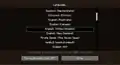 Language selection screen in an earlier version.