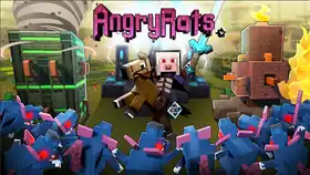 MCL Angry Rats Key Art.png: Infobox image for Angry Rats the add-on in Minecraft