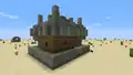 A jungle pyramid generated on a witch hut