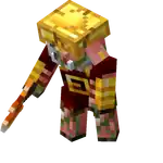 Zombified Armored Piglin.png: Infobox image for Zombified Piglin the dungeons entity in Minecraft