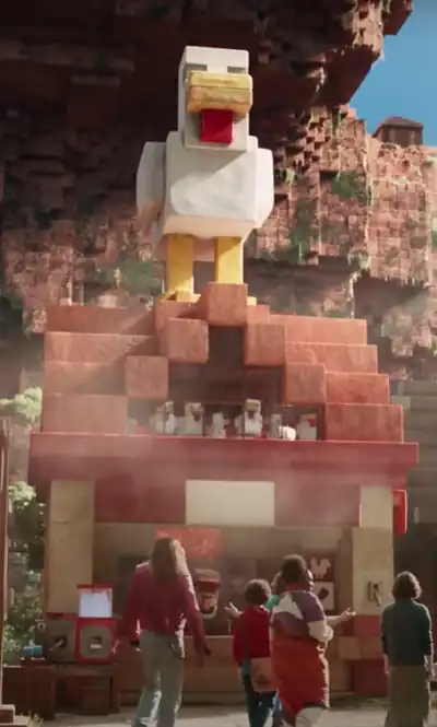 AMCM Chicken Roaster.png: Infobox image for Steve's Lava Chicken! the location in Minecraft