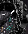 "Blocky sculptural dial and topring"