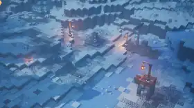 MCD Frostwarden 3.png: Infobox image for Frostwarden Ancient Dungeon the dungeons mission in Minecraft