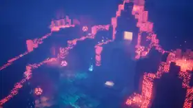 MCD Molten Monument (Entrance).png: Infobox image for Molten Monument the dungeons mission in Minecraft