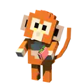 Snub-nosed monkey from the mob poll.