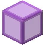 Hardened Purple Stained Glass.png: Infobox image for Hardened Stained Glass the block in Minecraft