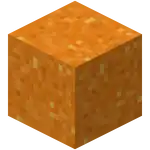 Orange Concrete Powder.png: Infobox image for Concrete Powder the block in Minecraft