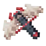 Shrieking Crossbow (MCD).png: Infobox image for Shrieking Crossbow the dungeons item in Minecraft