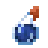 Splash Water Bottle.png: Infobox image for Splash Potion the item in Minecraft