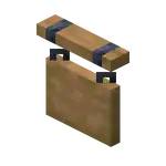 Jungle Wall Hanging Sign.png: Infobox image for Hanging Sign the block in Minecraft
