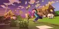 Artwork of Steve and Alex wielding debug sticks.
