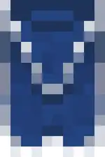 Iceologer Cape.png: Infobox image for Iceologer Cape the dungeons cosmetic in Minecraft