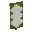 Invicon Green Bordure Indented Banner.png: Inventory sprite for Green Bordure Indented Banner in Minecraft as shown in-game linking to Banner with description: Banner Green Bordure Indented