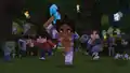 Dawn leading a charge in A Minecraft Movie DLC.