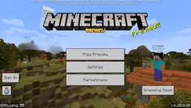 Bedrock 1.20.0.20.png: Infobox image for Preview 1.20.0.20 the version in Minecraft