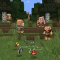 A brute in artwork for A Minecraft Movie: Add-on.