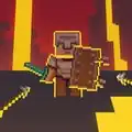 Alex in the Nether.
