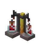 Brewing Stand (full) JE10.png: Infobox image for Brewing Stand the block in Minecraft
