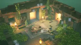 MCD Jungle Hat 1.png: Infobox image for Jungle Hut the dungeons mission in Minecraft