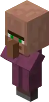 Baby Priest BE.png: Infobox image for Villager the entity in Minecraft