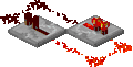 A redstone clock formed from two repeaters.