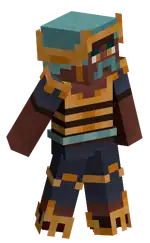 Bee Bestie.png: Infobox image for Bee Bestie the dungeons cosmetic in Minecraft