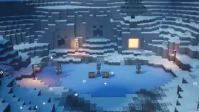 MCD Frosted Fjord Cave (Entrance 4).png: Infobox image for Frosted Fjord Cave the dungeons mission in Minecraft