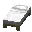 Invicon White Bed.png: Inventory sprite for White Bed in Minecraft as shown in-game linking to White Bed with description: White Bed