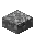 Invicon Cobblestone Slab.png: Inventory sprite for Cobblestone Slab in Minecraft as shown in-game linking to Cobblestone Slab with description: Cobblestone Slab