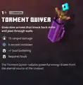 A torment quiver within the inventory.