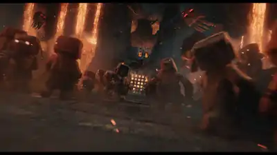 AMCM Into the bastion.jpeg: Infobox image for Bastion Remnant the location in Minecraft