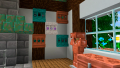 Shelves with the copper chest and copper armor.