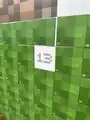 An empty magnet spot on the block.
