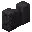 Invicon Polished Blackstone Wall BE.png: Inventory sprite for Polished Blackstone Wall in Minecraft as shown in-game with description: Polished Blackstone Wall