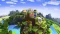 Old Minecraft horizontal key art without logo.