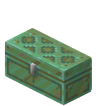 Large Weathered Copper Chest.gif: Infobox image for Copper Chest the block in Minecraft