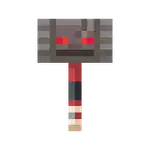 Bonehead Hammer Sprite MCD.png: Infobox image for Bonehead Hammer the dungeons item in Minecraft