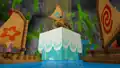 Ditto. A water geyser pushing a boat upwards.