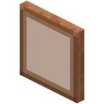 Hardened Brown Stained Glass Pane.png: Infobox image for Hardened Stained Glass Pane the block in Minecraft