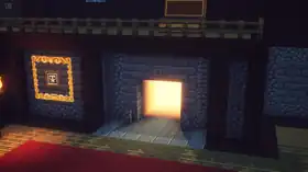 MCD Woodland Mansion Start (Exit).png: Infobox image for Woodland Mansion Outside the dungeons mission in Minecraft