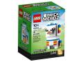 The Lego BrickHeadz Trader Llama figure.